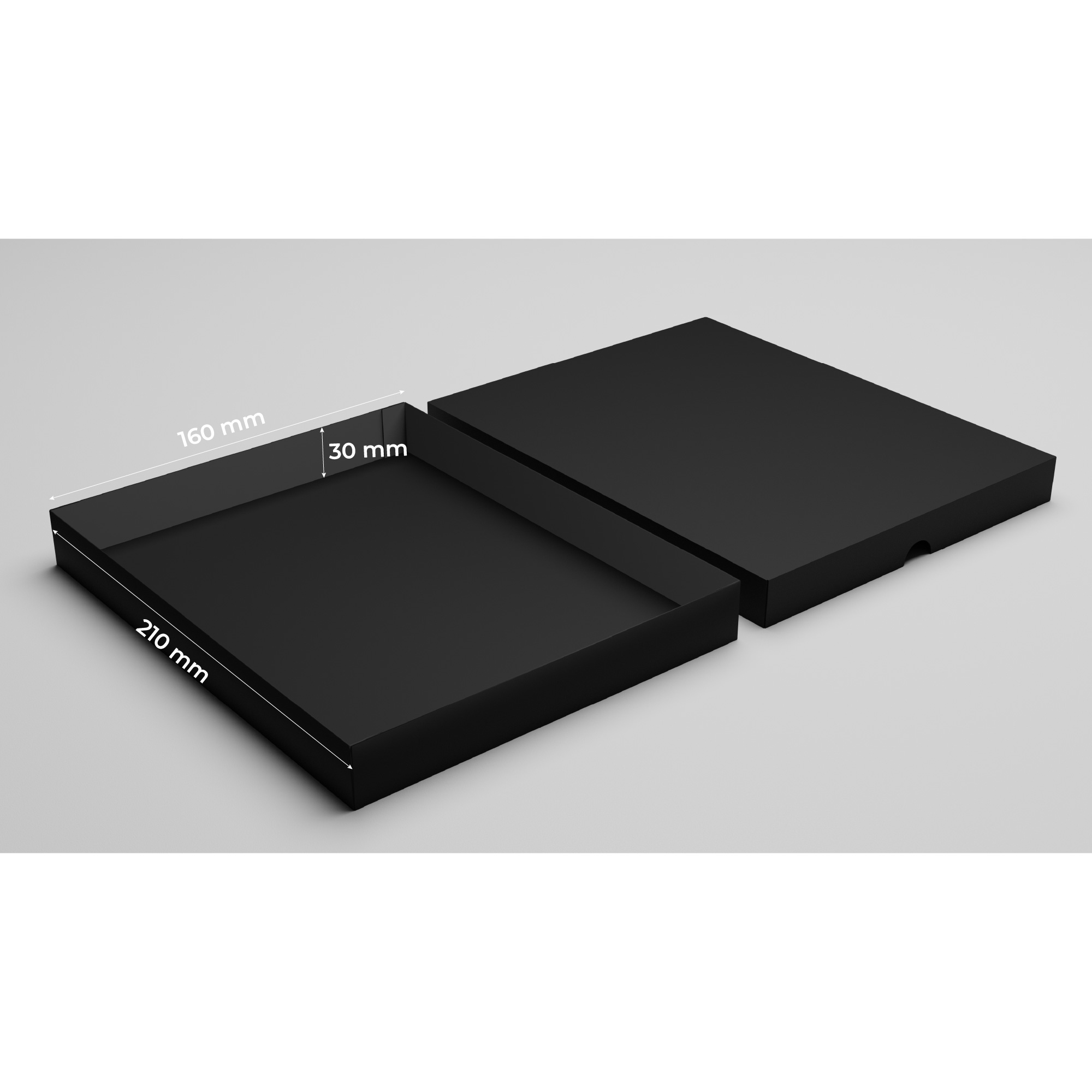 Archiv & Portfolio Box - schwarz - 15 x 20cm