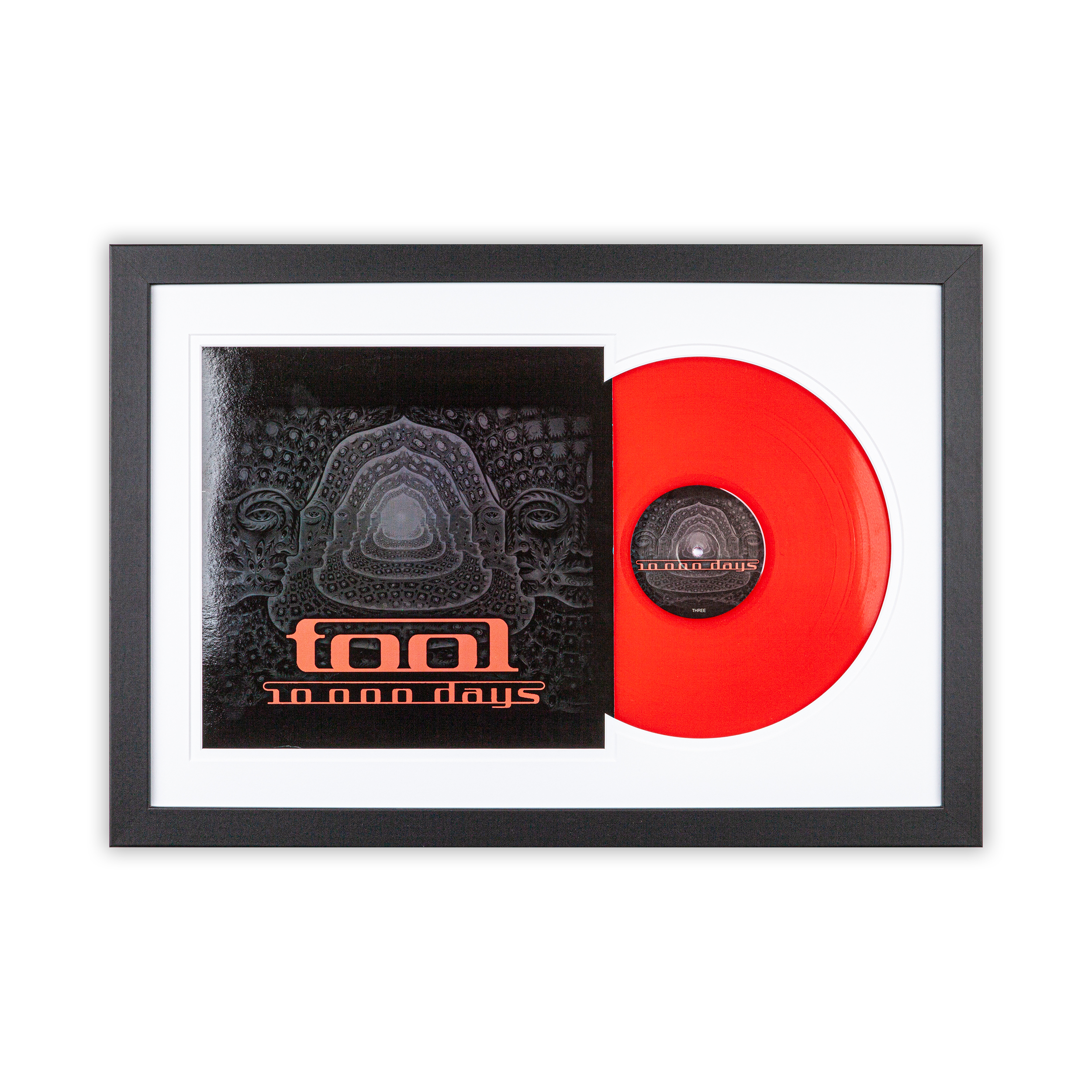 Schallplatten Rahmen Schwarz-Weiß-2